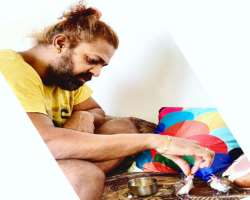 He has a soft heart inside which melts whenever he sees anyone in need.